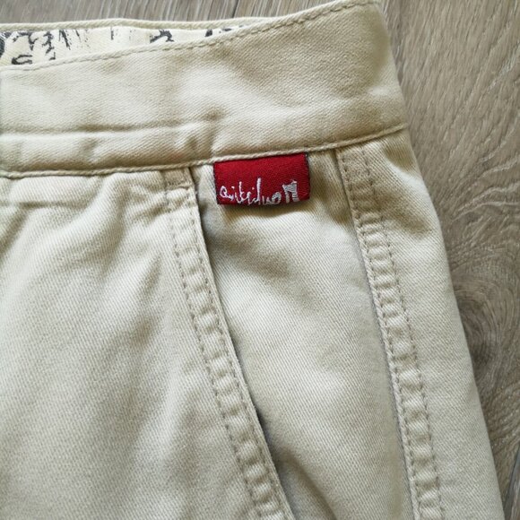 VTG 90s Y2K Quiksilver Baggy Cargo Pants Carpenter Rave Cyber Grunge Skate 34x30 - Picture 10 of 16